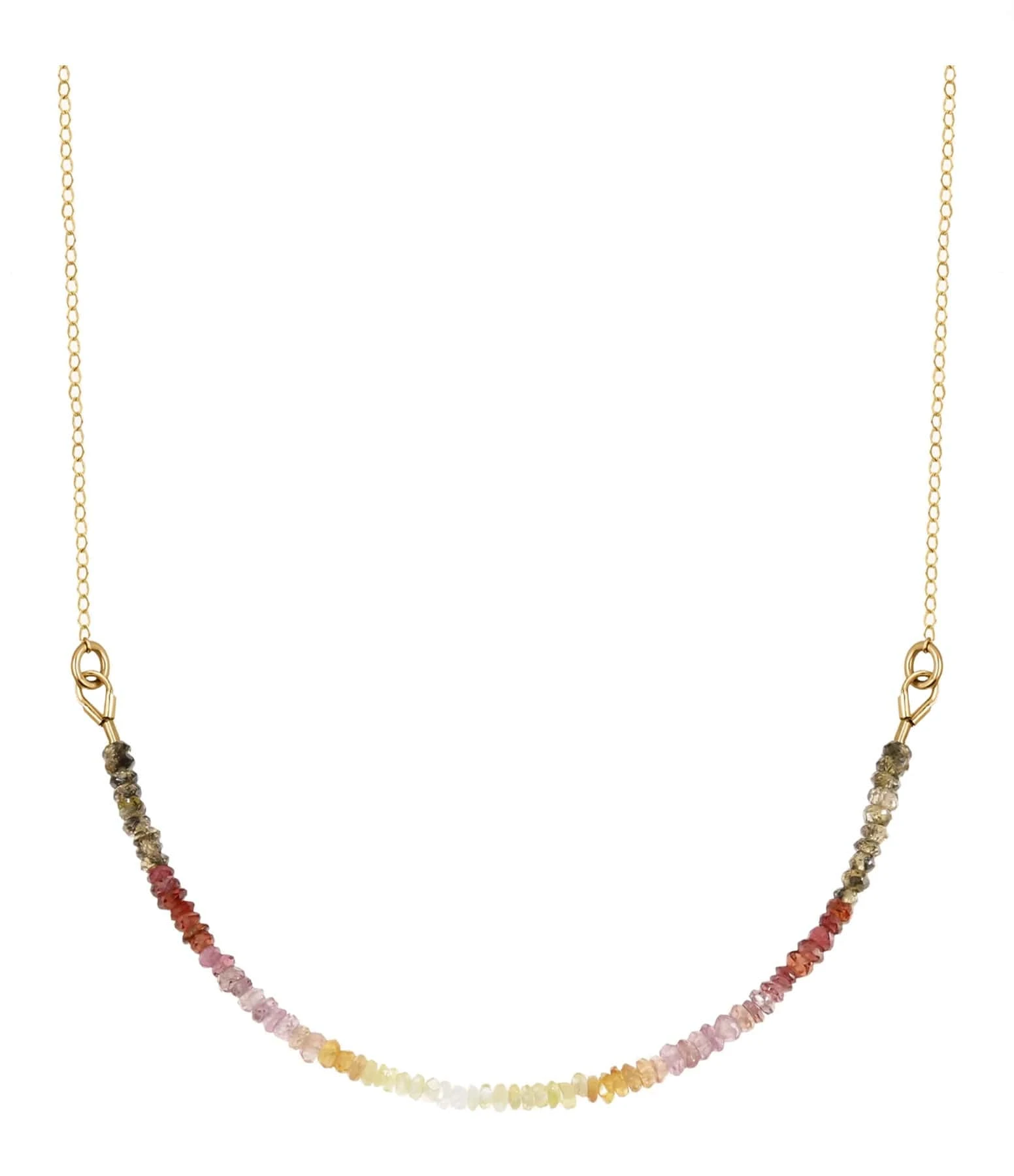 ATELIER PAULIN Collier Chaîne Fauve Gold Filled Saphir 1 ATELIER PAULIN Collier Chaîne Fauve Gold Filled Saphir