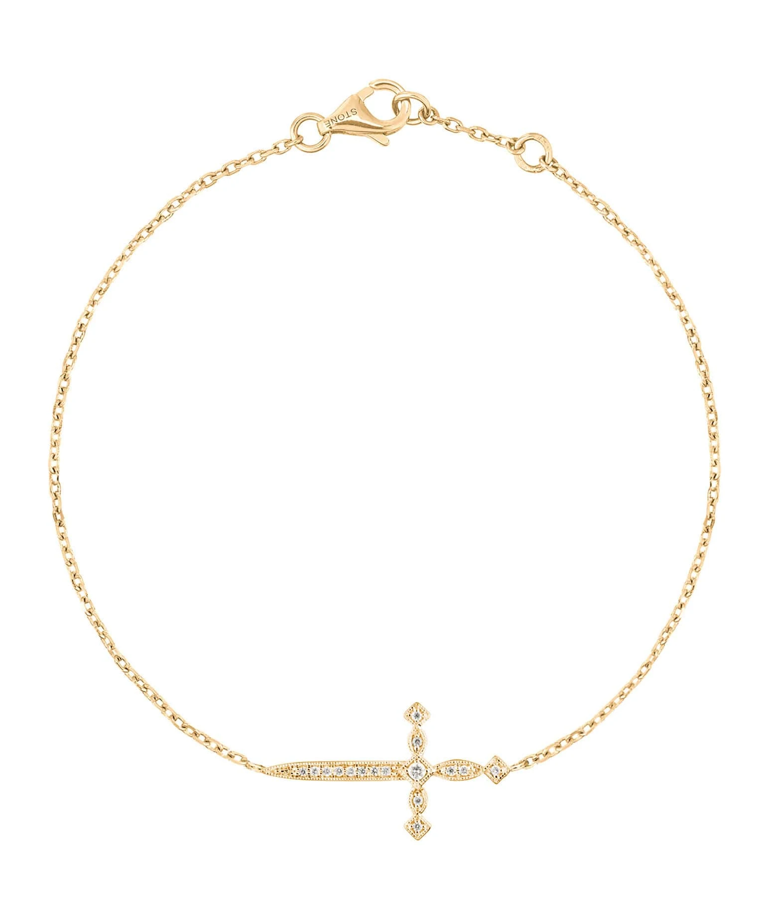 STONE PARIS Bracelet Diabolique Or Diamants 3 STONE PARIS Bracelet Diabolique Or Diamants – Image 3