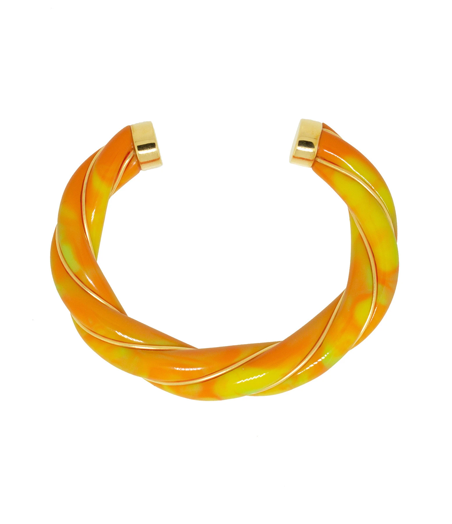 Aurélie Bidermann Jonc Diana Tie & Dye Mango 1 Aurélie Bidermann Jonc Diana Tie & Dye Mango