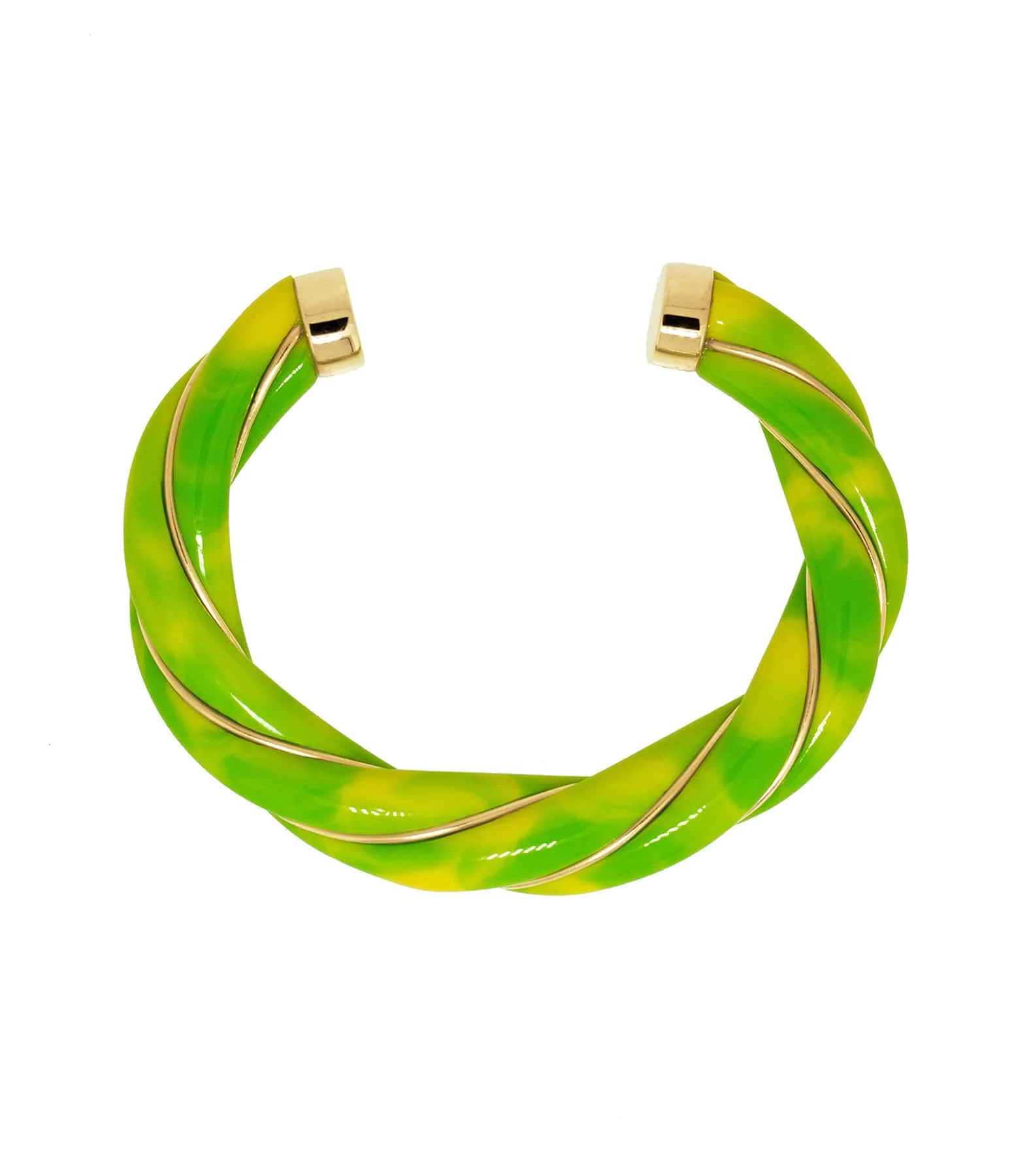 Aurélie Bidermann Jonc Diana Tie & Dye Citron 1 Aurélie Bidermann Jonc Diana Tie & Dye Citron