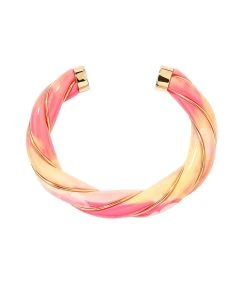 Aurélie Bidermann Jonc Diana Tie & Dye Rose Jaune