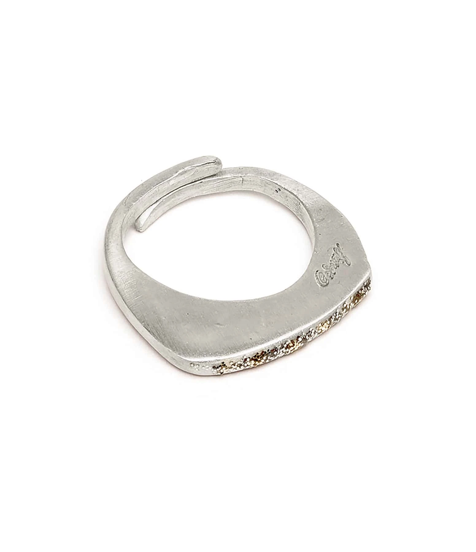 LSONGE Bague Éclat Argent Blanc Émail Diamanté 1 LSONGE Bague Éclat Argent Blanc Émail Diamanté