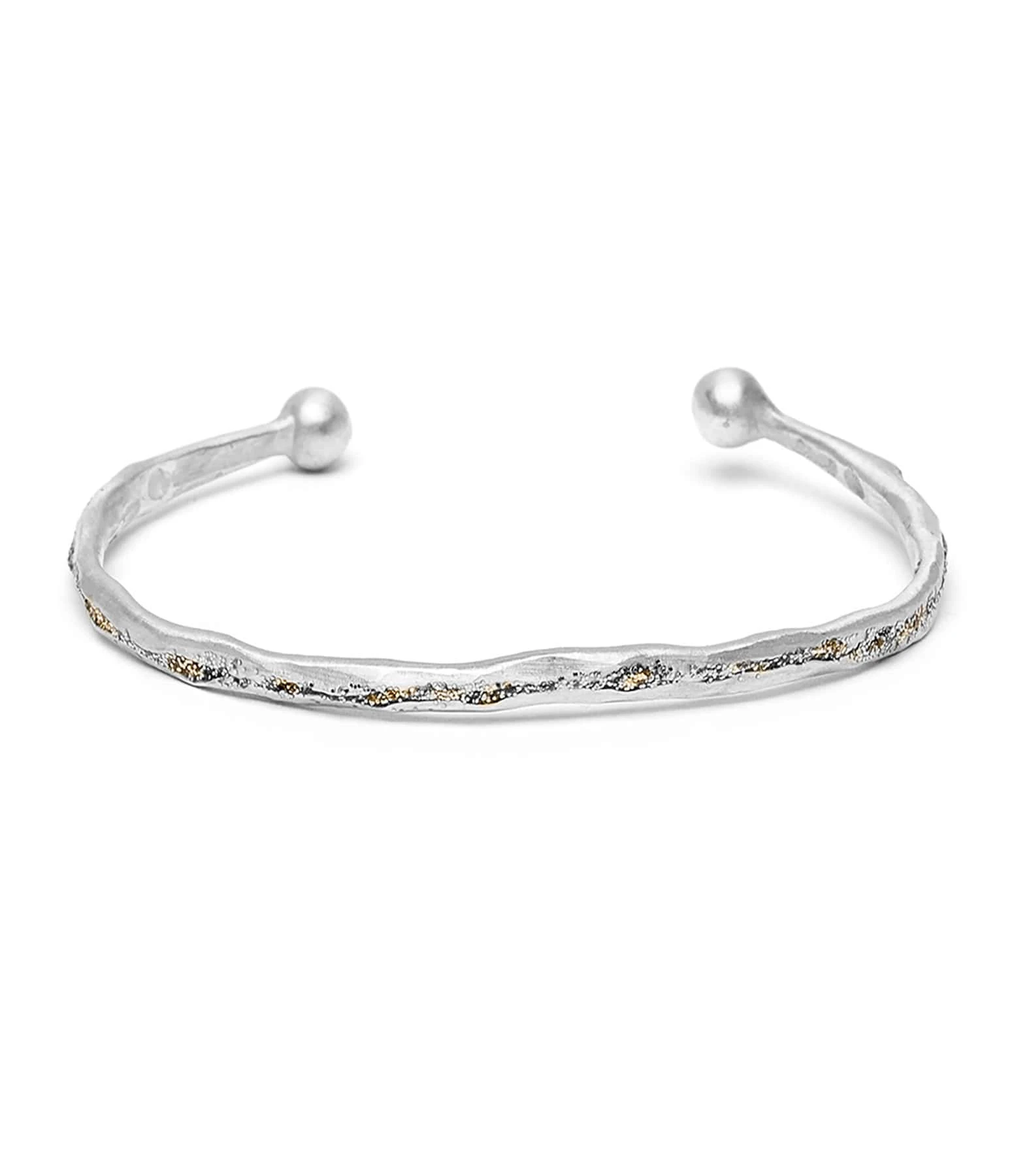 LSONGE Jonc Éclat Premium Argent Blanc Émail Diamanté 1 LSONGE Jonc Éclat Premium Argent Blanc Émail Diamanté