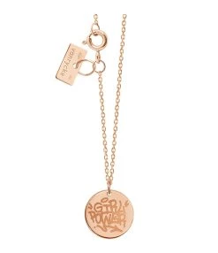 VANRYCKE Collier Girl Power Or Rose, Exclusivité Lulli