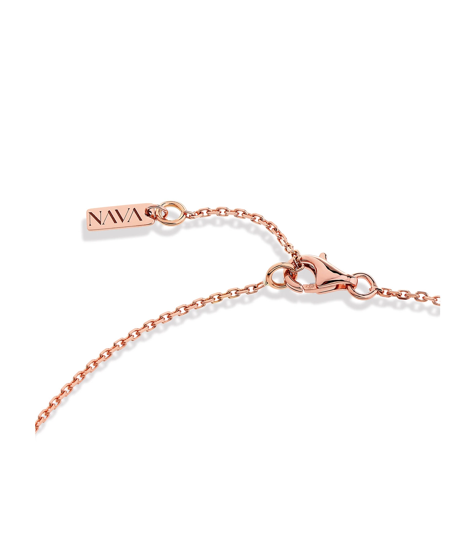 NAVA JOAILLERIE Bracelet Hash Barrette Diamants Or Rose 2 NAVA JOAILLERIE Bracelet Hash Barrette Diamants Or Rose â Image 2