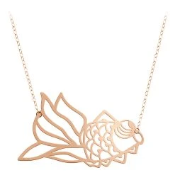 Ginette NY Collier Goldfish Jumbo Or Rose