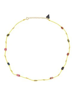 MON PRECIEUX GEM Collier Petits Précieux Tourmaline Jaune