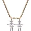 LITTLE ONES Collier Emblématique Fille Fille Or Jaune Diamants