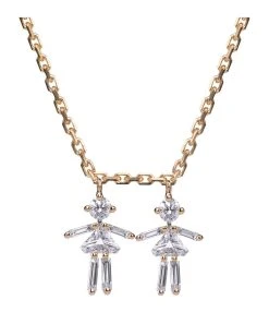 Shaker Jewels Magasin 42 LITTLE ONES Collier Emblématique Fille Fille Or Jaune Diamants