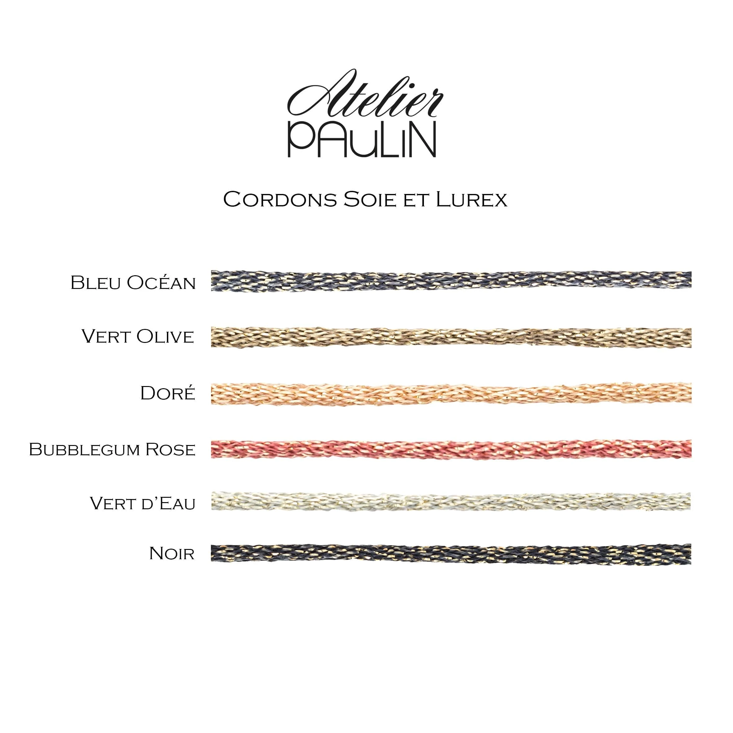 ATELIER PAULIN Bracelet Cordon Lurex Maman Gold Filled 2 ATELIER PAULIN Bracelet Cordon Lurex Maman Gold Filled – Image 2