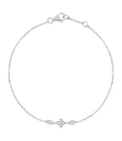 STONE PARIS Bracelet Fleurs Du Mal Or Blanc