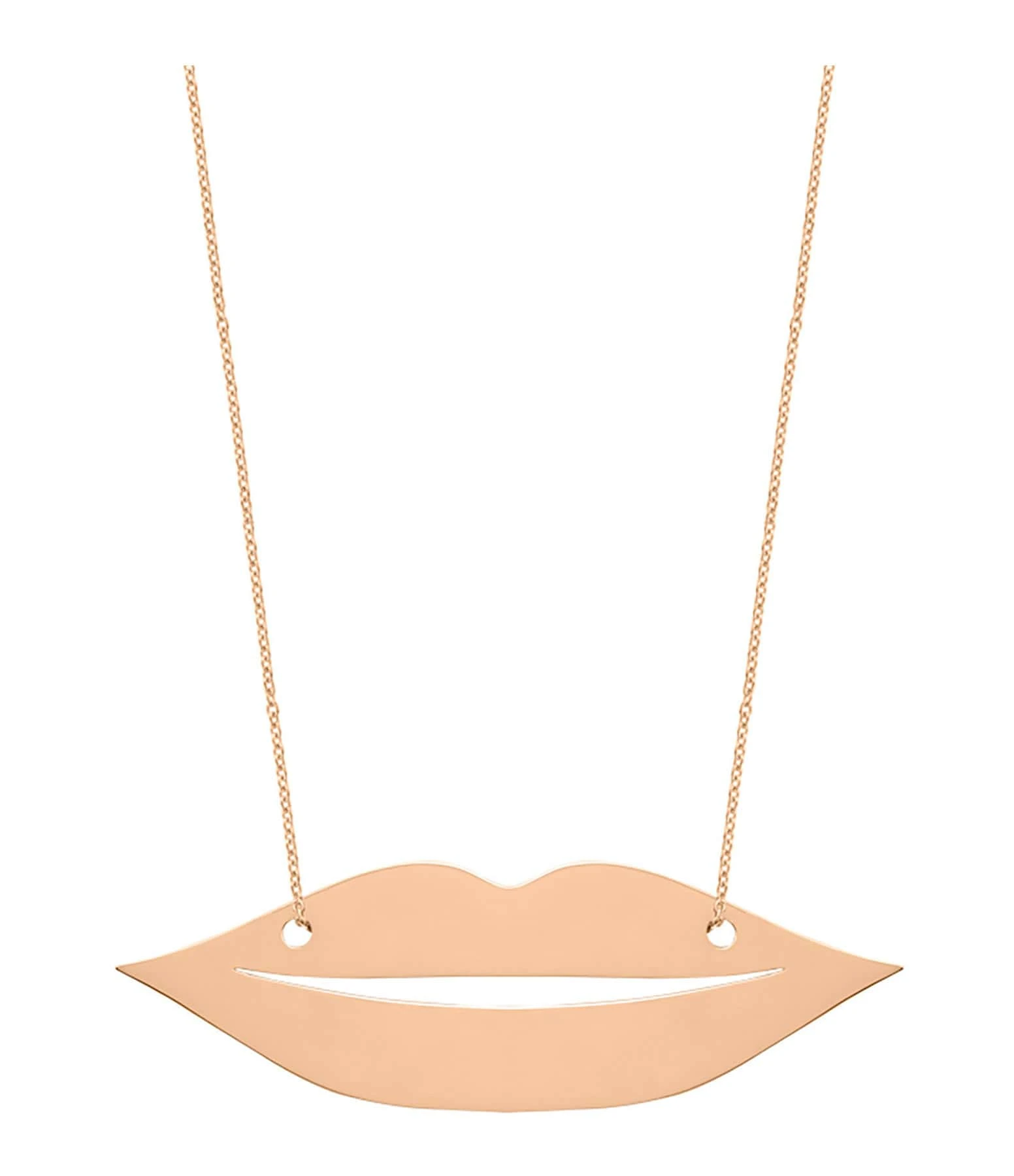 Ginette NY Collier French Kiss Jumbo Or Rose 1 Ginette NY Collier French Kiss Jumbo Or Rose