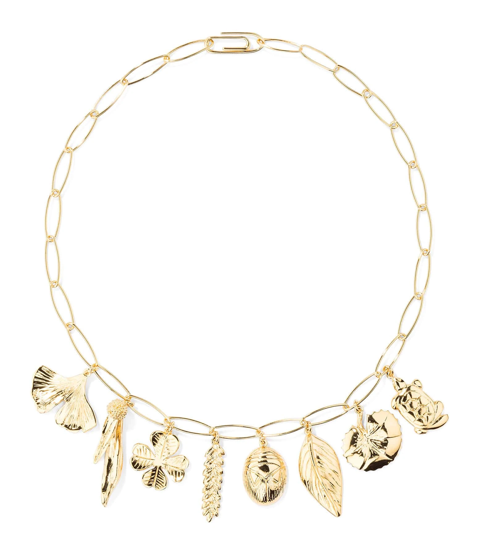 Aurélie Bidermann Collier Grigri Doré 1 Aurélie Bidermann Collier Grigri Doré