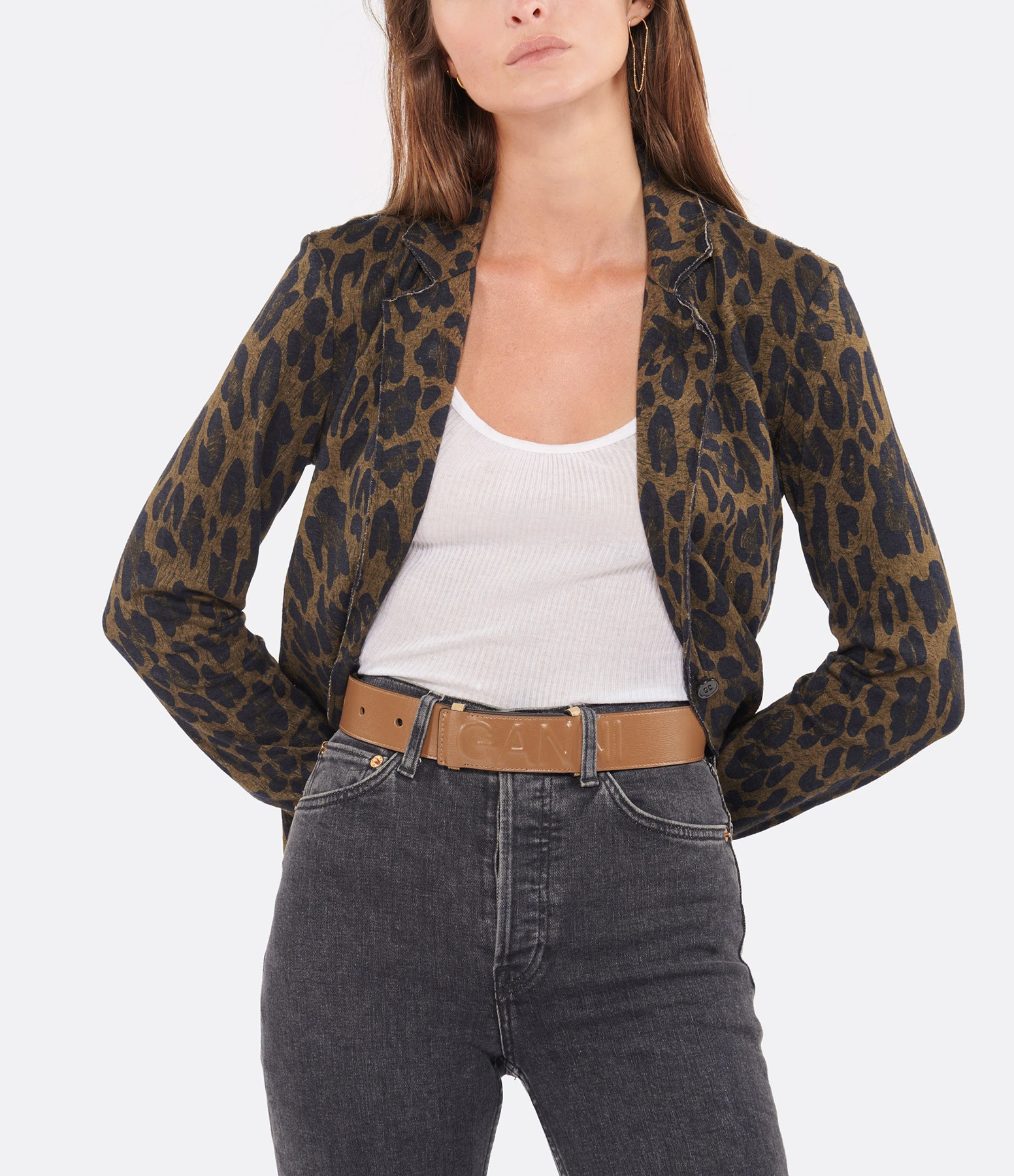 Ganni Ceinture Banner Cognac 2 Ganni Ceinture Banner Cognac – Image 2