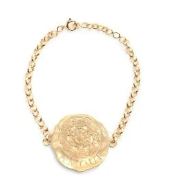 LES FÉLICITÉS Bracelet Grande Médaille Amour