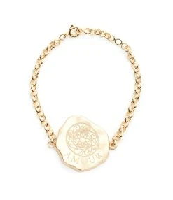 LES FÉLICITÉS Bracelet Petite Médaille Amour Cœur