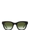 RENDEL PARIS Lunettes De Soleil Gina Noir Gradient Green