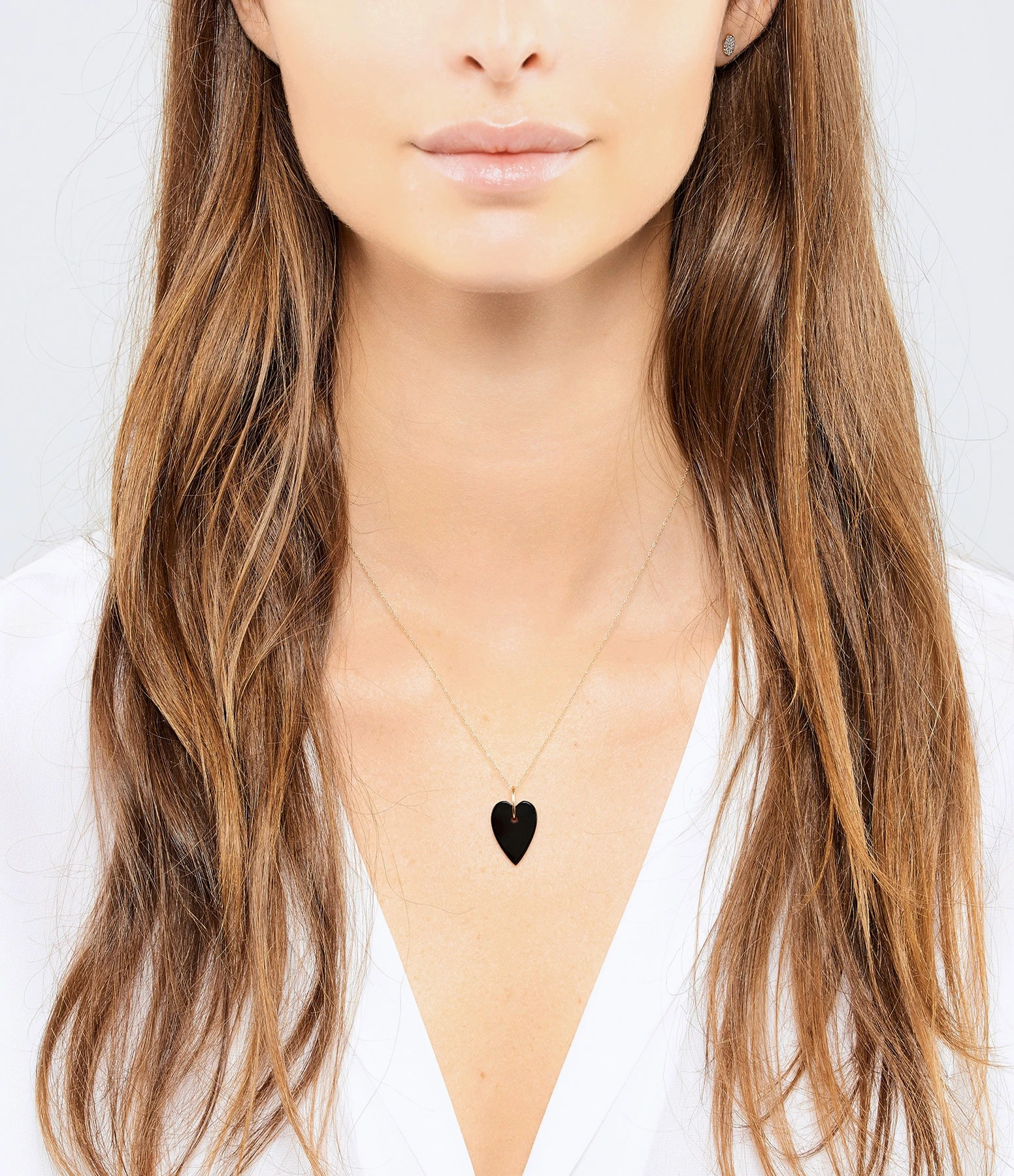 Ginette NY Collier Angèle Or Rose Onyx, Exclusivité Lulli 5 Ginette NY Collier Angèle Or Rose Onyx, Exclusivité Lulli – Image 5