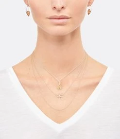 Ginette NY Collier Mini Dragonfly Or Rose -Shaker Jewels Magasin gindf look20201109 268