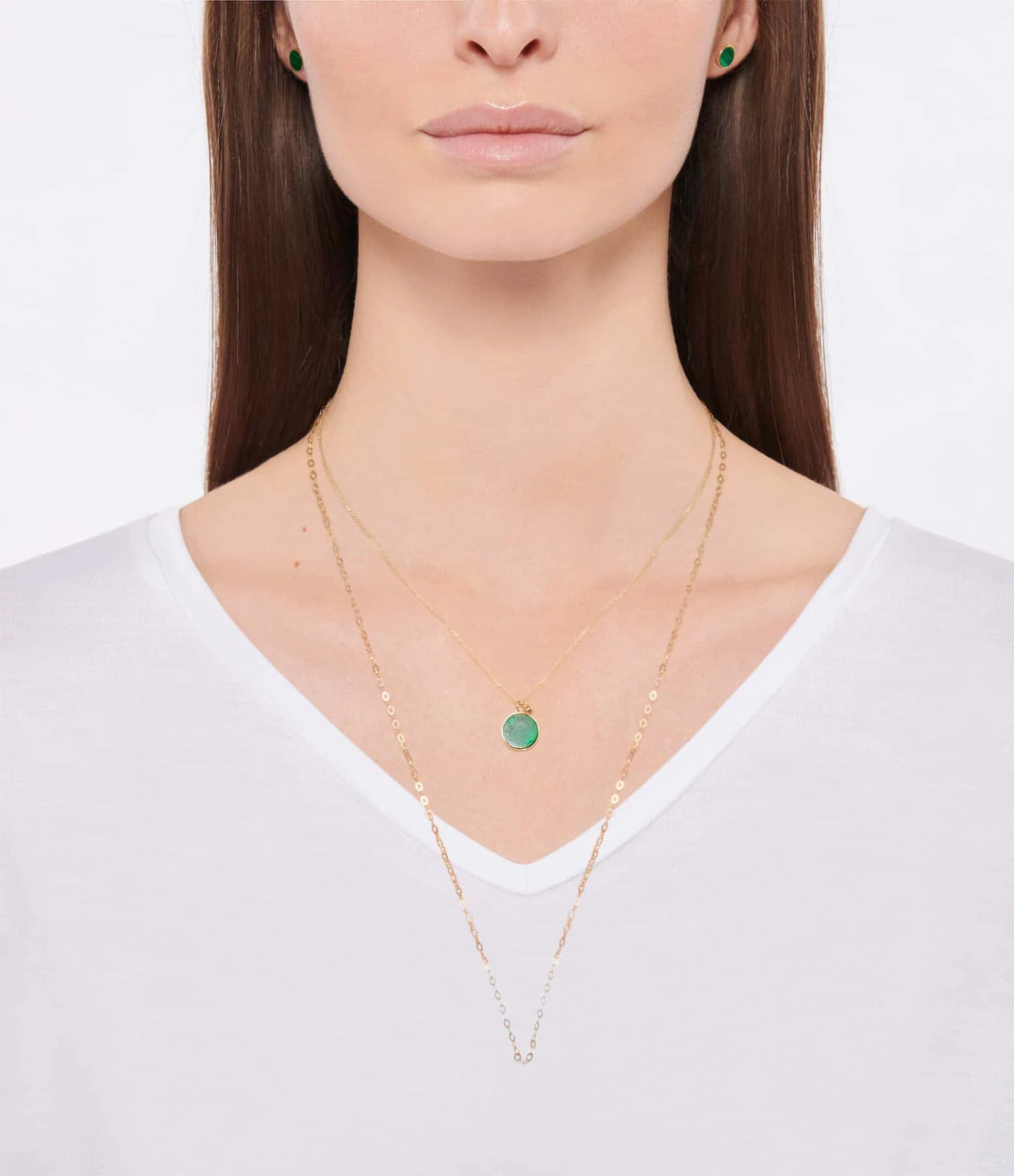 Ginette NY Chaîne Maille Fusion Or Rose, 60 Cm 2 Ginette NY Chaîne Maille Fusion Or Rose, 60 Cm – Image 2