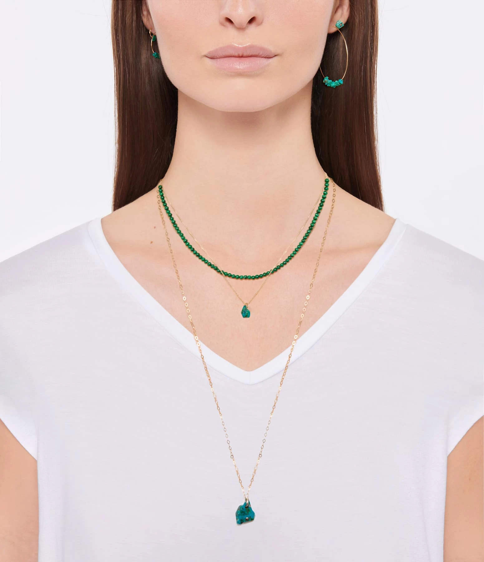 Ginette NY Collier Jala GM Chrysocolle Or Rose 2 Ginette NY Collier Jala GM Chrysocolle Or Rose – Image 2