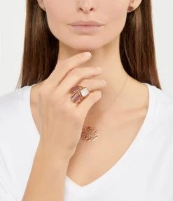 Ginette NY Bague Antique Rhodocrosite Or Rose 5 Ginette NY Bague Antique Rhodocrosite Or Rose -Shaker Jewels Magasin ginra look20211220 123 1