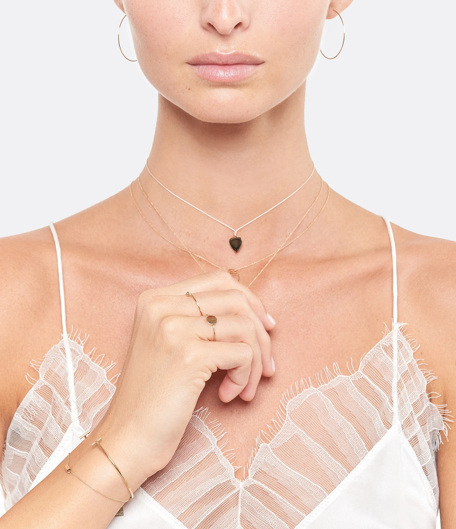 Ginette NY Bague Circles Or Rose 2 Ginette NY Bague Circles Or Rose – Image 2