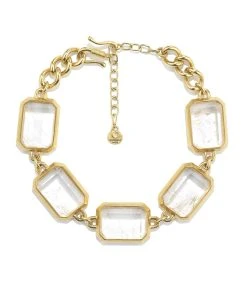 GOOSSENS PARIS Collier Stones Cristal De Roche Naturel