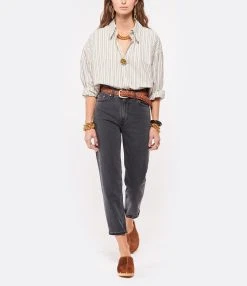 Golden Goose Ceinture Houston Cuir Tressé Marron 8 Golden Goose Ceinture Houston Cuir Tressé Marron -Shaker Jewels Magasin golde look20210715 33