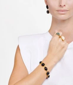 GOOSSENS PARIS Bague Cabochon Carré Cristal De Roche Bleu Denim 6 GOOSSENS PARIS Bague Cabochon Carré Cristal De Roche Bleu Denim -Shaker Jewels Magasin gooss look20201006 171 verdatre