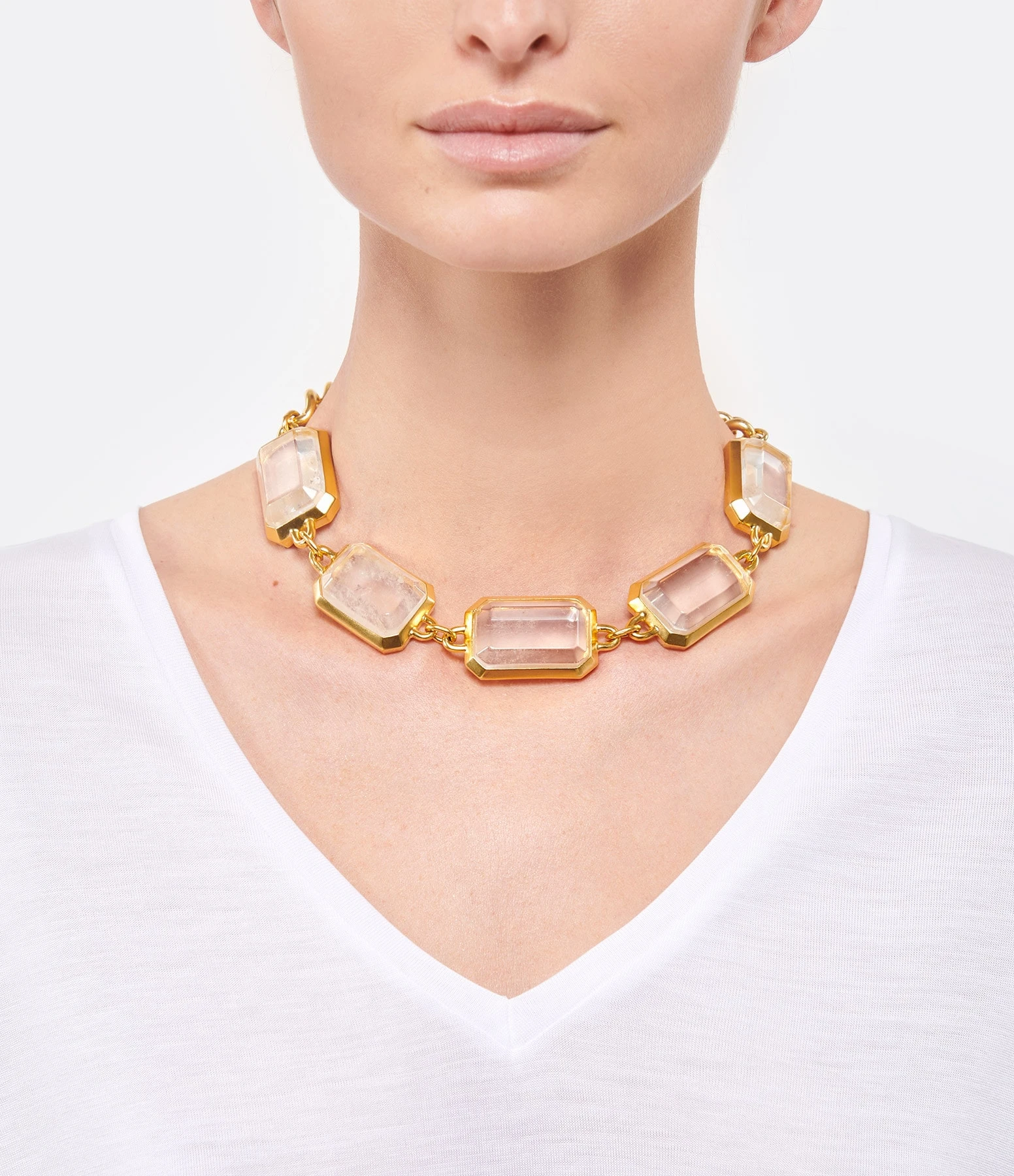 GOOSSENS PARIS Collier Stones Cristal De Roche Naturel 2 GOOSSENS PARIS Collier Stones Cristal De Roche Naturel – Image 2
