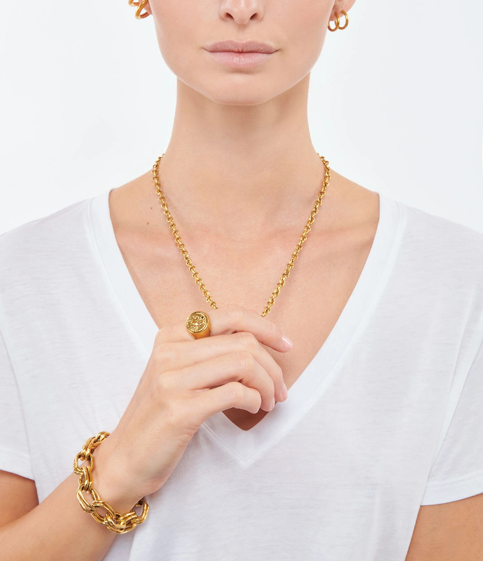 GOOSSENS PARIS Bracelet Spirale Double Chaîne 3 GOOSSENS PARIS Bracelet Spirale Double Chaîne – Image 3