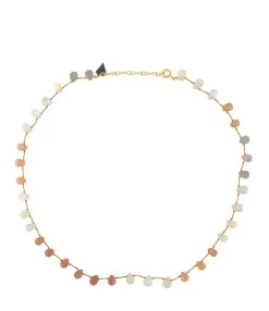 MON PRECIEUX GEM Collier Goutte Pierre De Lune Multicolore