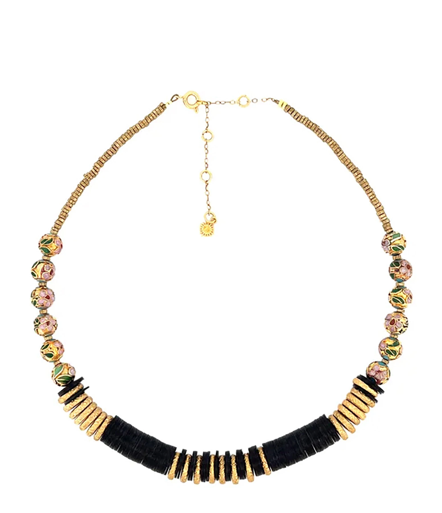 VADI JEWELS Collier Hanoï Doré Noir, Capsule Asia 1 VADI JEWELS Collier Hanoï Doré Noir, Capsule Asia