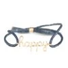 ATELIER PAULIN Bracelet Enfant Cordon Lurex Happy Gold Filled