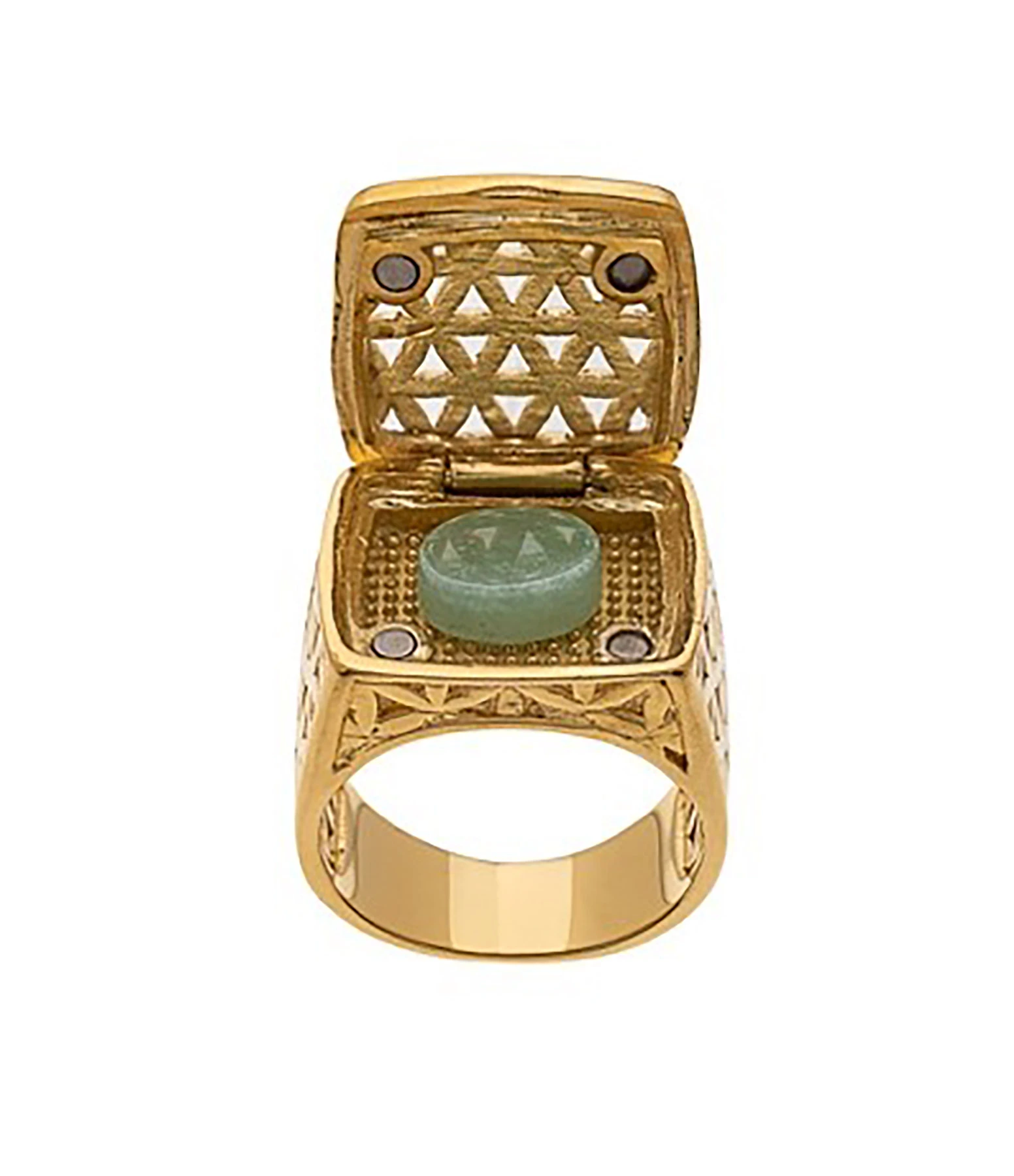 LES FÉLICITÉS Chevalière Harmonie 7 Pierres De Protection 2 LES FÉLICITÉS Chevalière Harmonie 7 Pierres De Protection – Image 2