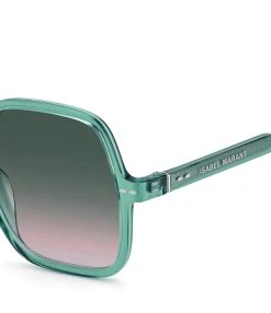 Isabel Marant Lunettes De Soleil Salma 0077/G/S Transparent Vert -Shaker Jewels Magasin im0077gs 1edjp p07