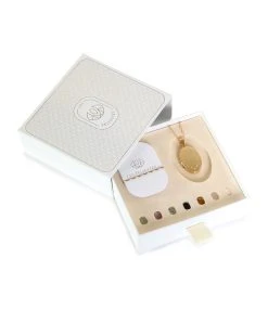 LES FÉLICITÉS Coffret Petit Médaillon Mat 7 Pierres De Protection -Shaker Jewels Magasin image 03591 1
