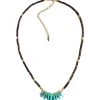 GACHON POTHIER Collier Billy Pétales Turquoise