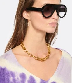 Isabel Marant Lunettes De Soleil Darly 0001/S Noir Gris -Shaker Jewels Magasin imar2 look20211028 162