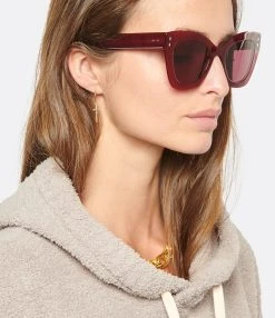 Isabel Marant Lunettes De Soleil 0050/G/S Bordeaux -Shaker Jewels Magasin imar2 look20211028 400