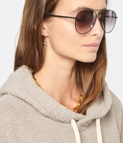 Isabel Marant Lunettes De Soleil Milo 0011/S Noir Gris -Shaker Jewels Magasin imar2 look20211028 403
