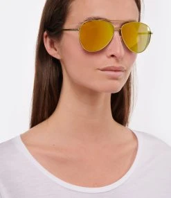 Isabel Marant Lunettes De Soleil Milo 0011/S Transparent Jaune -Shaker Jewels Magasin imar2 look20220420 249