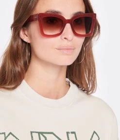 Isabel Marant Lunettes De Soleil 0050/G/S Bordeaux -Shaker Jewels Magasin imar2 look20221007 326
