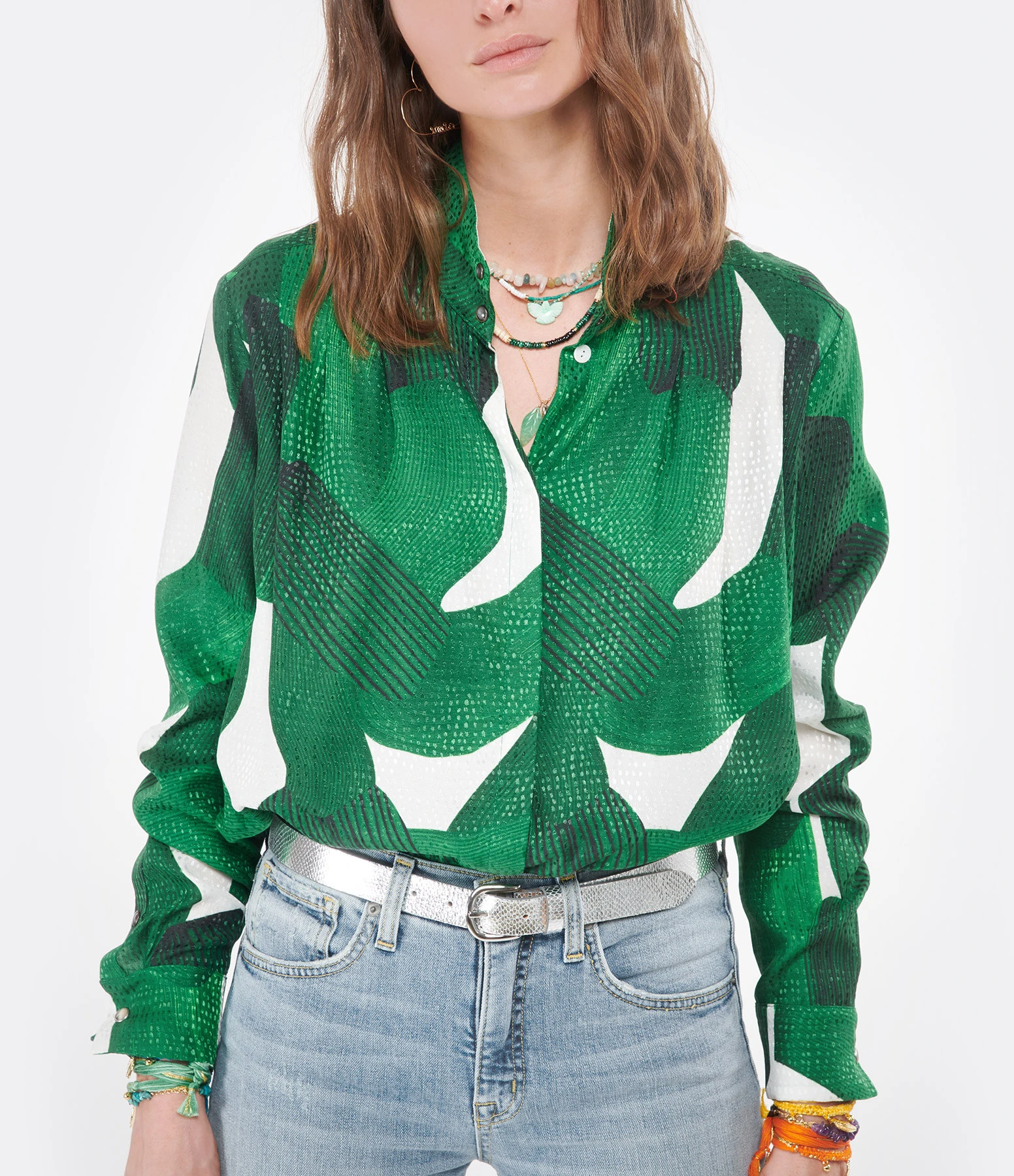 Isabel Marant Ceinture Zap Cuir Argenté 5 Isabel Marant Ceinture Zap Cuir Argenté – Image 5