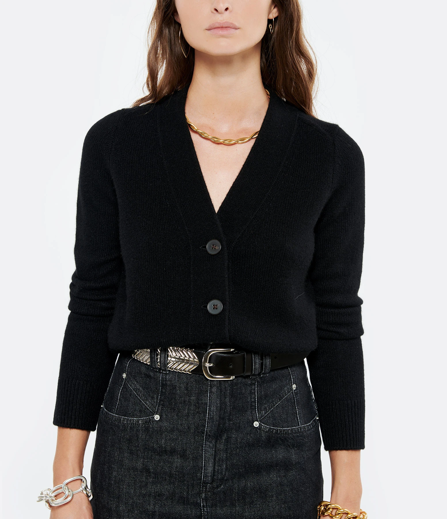 Isabel Marant Ceinture Tehora Cuir Noir 6 Isabel Marant Ceinture Tehora Cuir Noir – Image 6