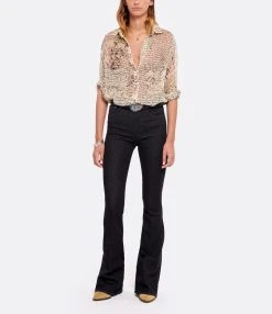 Isabel Marant Ceinture Alayne Cuir Bleu Argenté 15 Isabel Marant Ceinture Alayne Cuir Bleu Argenté -Shaker Jewels Magasin imarc look20220812 162