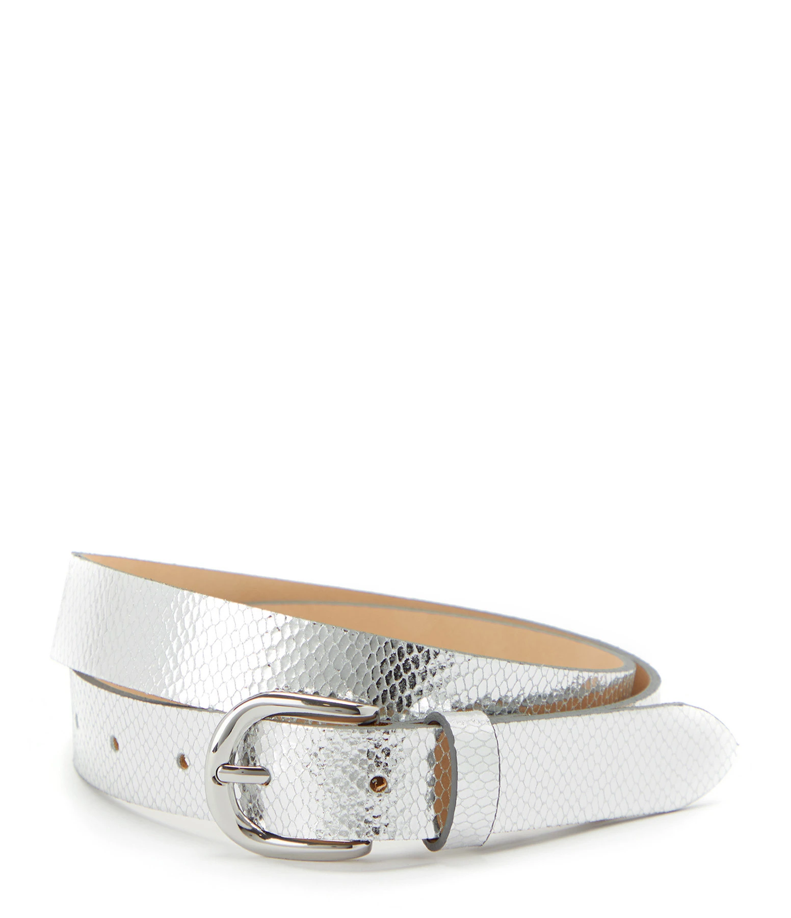 Isabel Marant Ceinture Zap Cuir Argenté 1 Isabel Marant Ceinture Zap Cuir Argenté