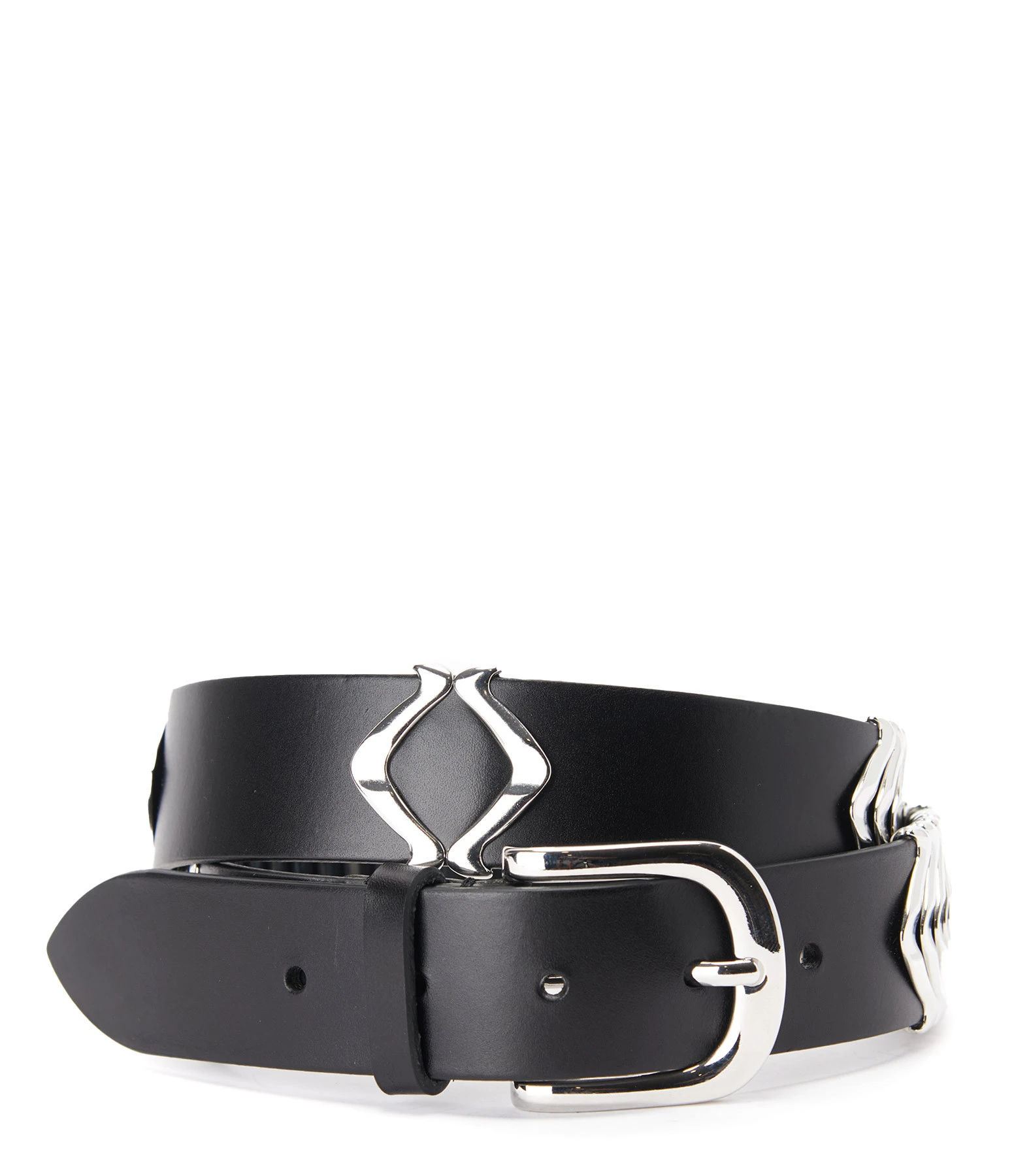 Isabel Marant Ceinture Tehora Cuir Noir 1 Isabel Marant Ceinture Tehora Cuir Noir