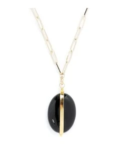 Isabel Marant Collier Stones Noir
